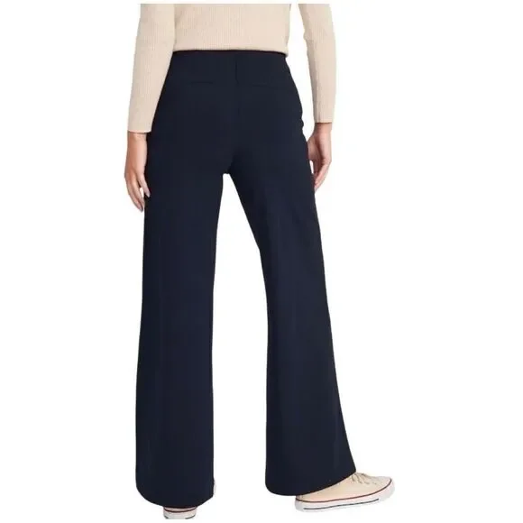 Old Navy NWT navy blue wide leg power soft leggings size L - Picture 3 of 16